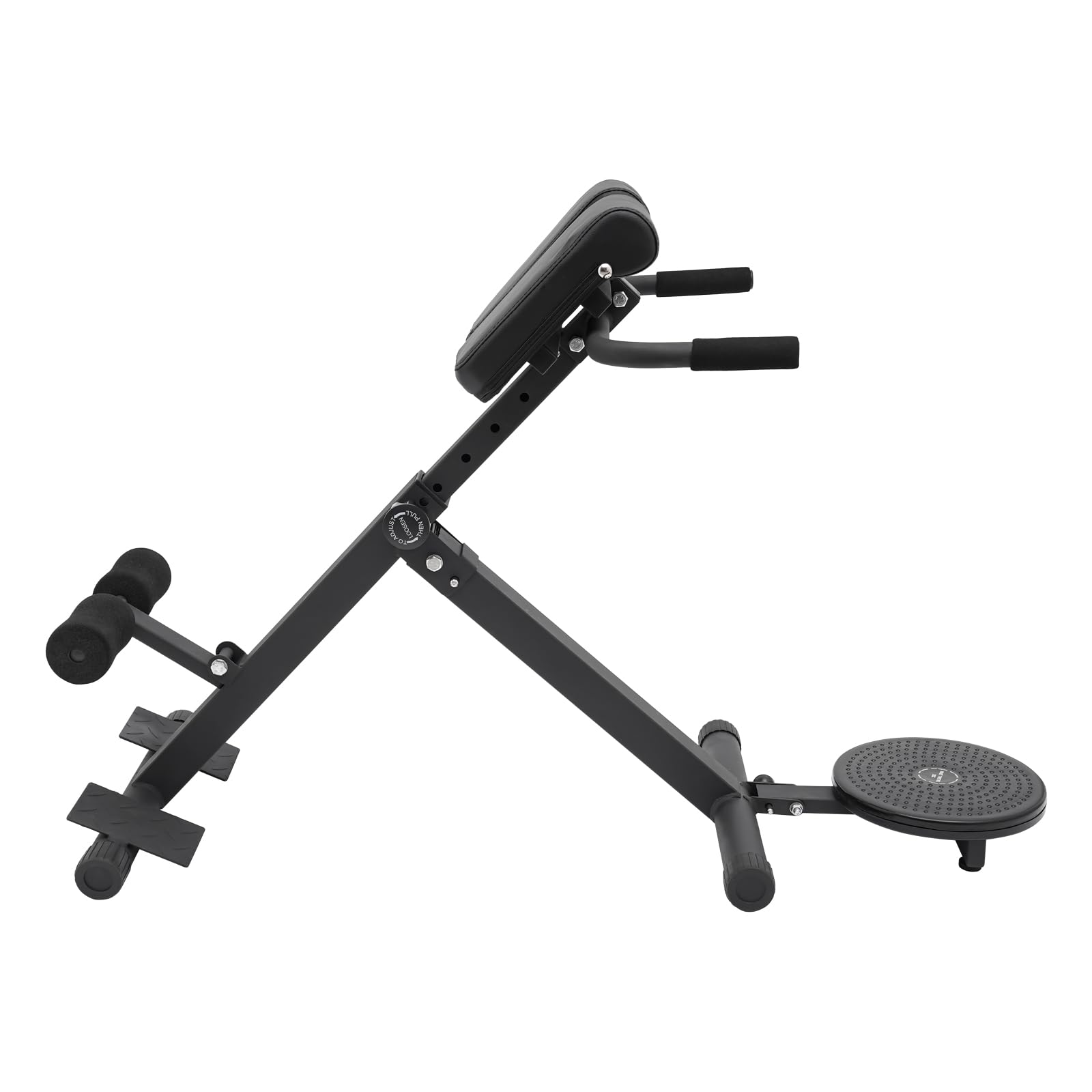 Hyperextension Appareil de musculation pour abdominaux réglable en hauteur - Chaise romaine - Pour le sport - Pliable - Multifonctionnel - Banc d'hyperextension - Appareil de fitness pliable - Jusqu'à