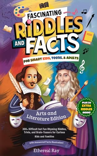 Fascinating Riddles and Facts for Smart Kids, Teens, & Adults: Arts and Literature Edition: 300 Difficult but Fun Rhyming Riddles, Trivia, and Brain-Teasers ... (Eleven Worlds to Explore Book 3) image 2