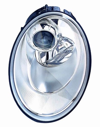 HEADLIGHTSDEPOT Compatible with Headlight Halogen Driver Left Assembly Fits Volkswagen Beetle