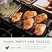 Made In Cookware | Carbon Steel Griddle + Grill Press - (Like Cast Iron, but Better) | Professional Cookware | Crafted in Sweden | Induction Compatible