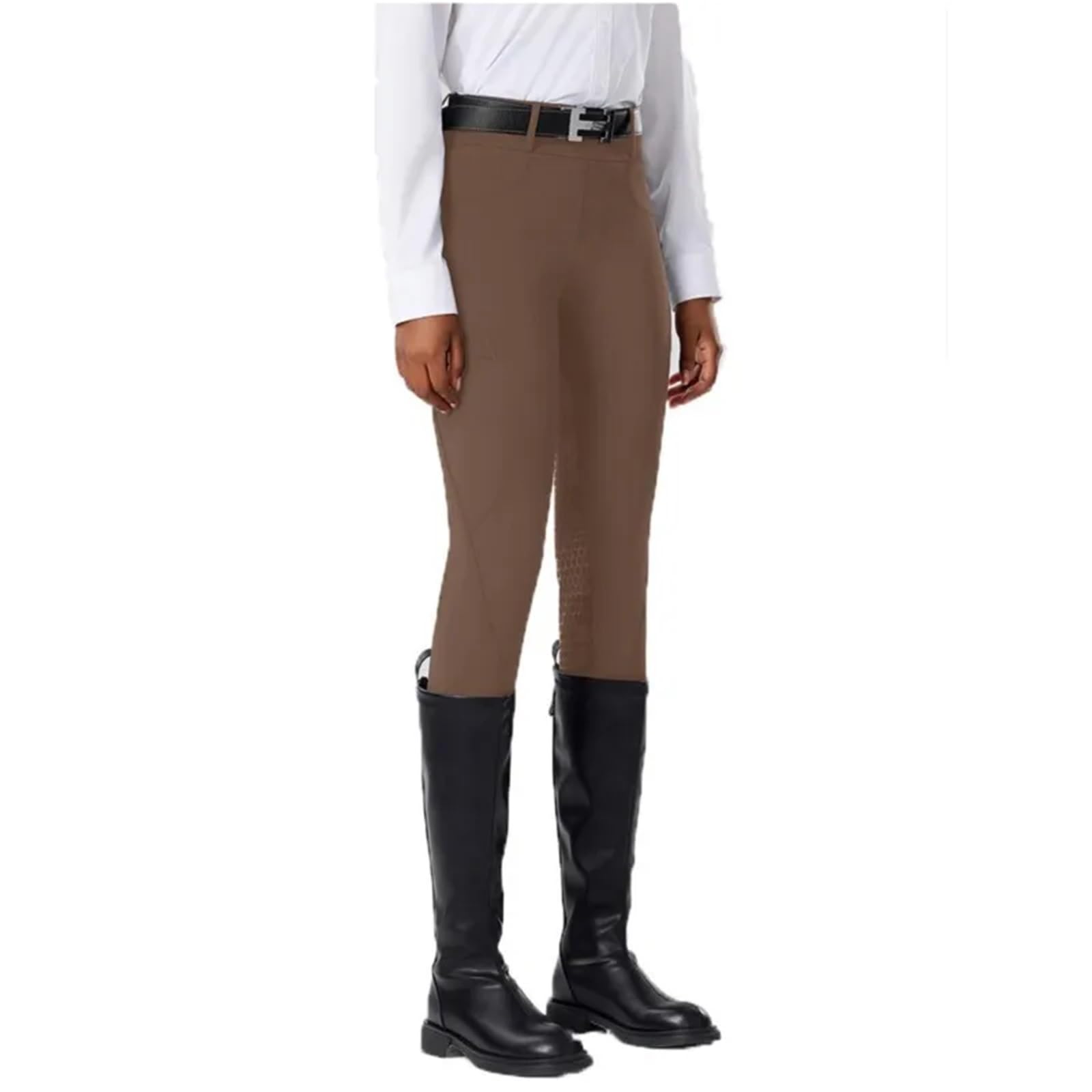 Pantaloni da Equitazione for Uomo e Donna, Interamente in Silicone, ad Alta Elasticità Asciugatura Rapida per Equitazione