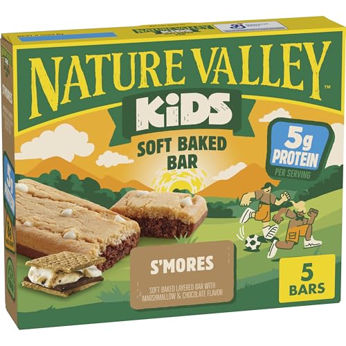 Nature Valley S'Mores Soft Baked Kids Bar, Protein, 5 ct, 6.75 oz - image 1
