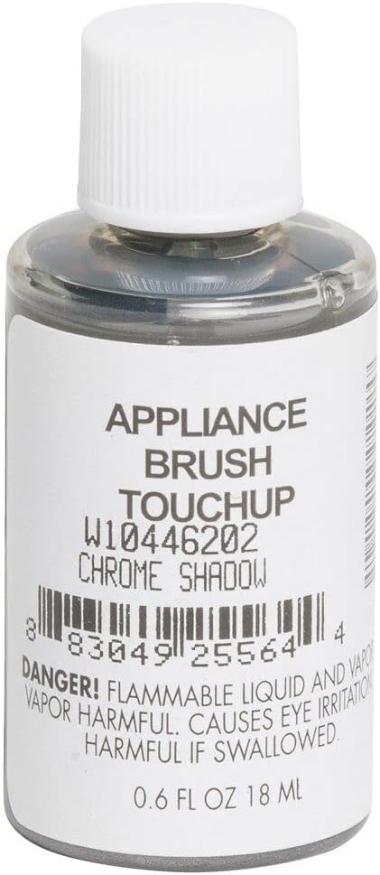 Whirlpool W10446202 Genuine OEM Touchup Paint For Appliances, Chrome Shadow – Replaces 2210439, AH3506106, EA3506106, PS3506106.