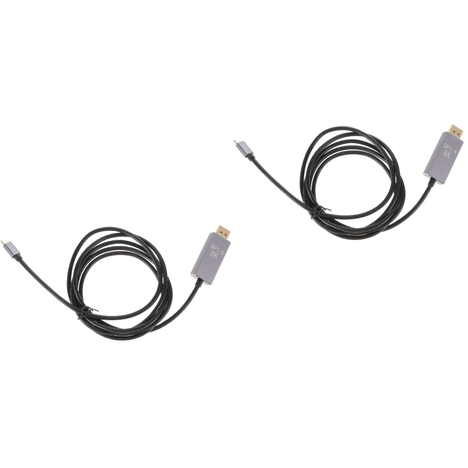 Cable USB adaptador para proyectores compatible cable de conexión multimedia USB EXCEART 2 piezas 8