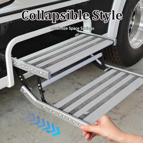 Marchepied caravane pliable double couche pour camping-car LED - 2