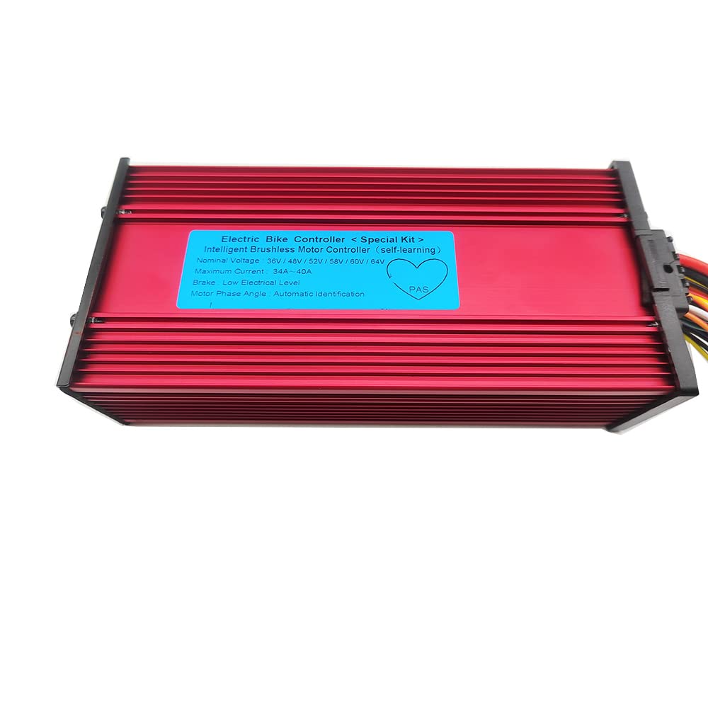 ChongXiao 36V 48V 60V 1000W 1500W 1800W 34A 36A 40A Brushless Square Wave Controller with LCD Display for Electric Bike Electric Scooter