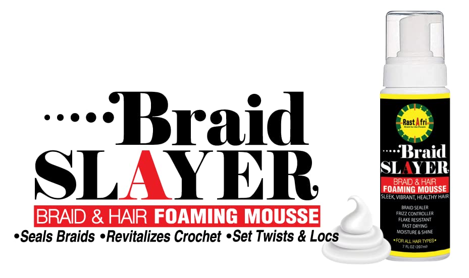 Rastafri BRAID SLAYER MOUSSE - SETTING FOAMING MOUSSE