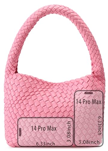 Image of Shoulder Hobo Bags for Women,Summer Beach and Travel Mini Cute Tote Bag,Soft Vegan Leather Underarm Purse for Daily | Soft Underarm Bags