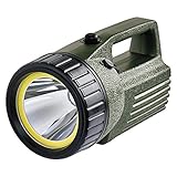 Robuste Handlampe für Outdoor-Aktivitäten wie Jagd, Suche, Angeln, Camping, Zelt, Nachtwanderung, geeignet auch für Werkstatt, Garage, Reparatur, als Notbeleuchtung einsetzbar