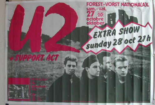 Affiche U2 Unforgettable Fire Tour habillez vos murs blancs avec un poster rock geant