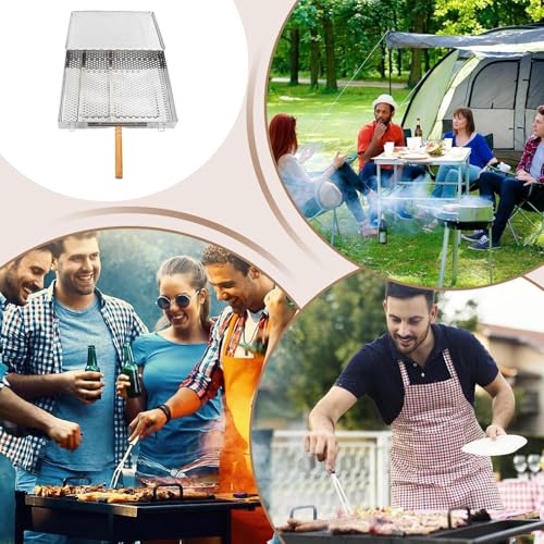 Panier de barbecue pliant qui emp&ecirc;che les aliments de tomber