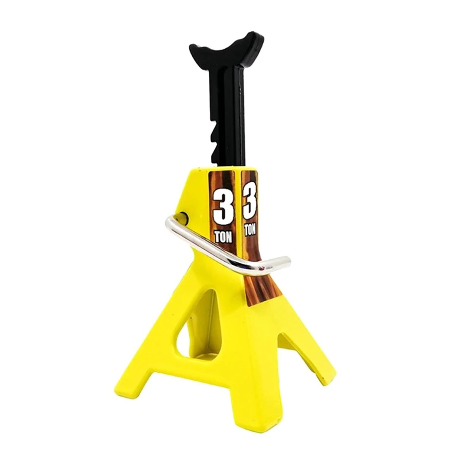 Podnośnik samochodowy 1 szt. 6 tonowy podnośnik symulacyjny stojaki na parę podnośników do zdalnego samochodu zabawkowego podnośników manewrowych(Yellow,3 ton)