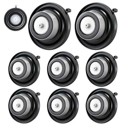 Gulfmew 8 Pack 1'' PGV Diaphragm Irrigation Valve Replacement Compatible with Hunter 332100 Diaphragm Repair Assembly Compatible with 3/4'' and 1'' PGV, SRV, ASV Valves, Leak Free Double Beaded Seal