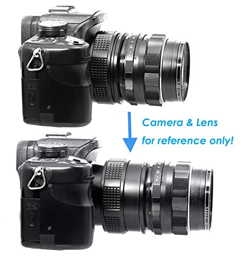 Adaptador de enfoque helicoidal Fotasy para lentes M42 a montura Micro Cuatro Tercios (M43), tubo macro con desplazamiento de 32 mm miniatura 4