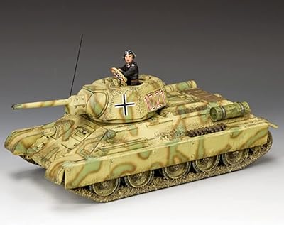 King & Country Toy Soldiers WW2 German Army WS332 Soviet Panzer Captured German Version 1:30 Scale Mixed Media