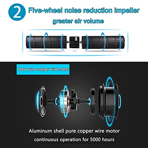 Luchtgordijn Voor Binnen Kan Het Luchtgordijn Effectief Blokkeren, Geluidsarm Stil Luchtgordijn Hoog En Laag Schakelen… - Image 6