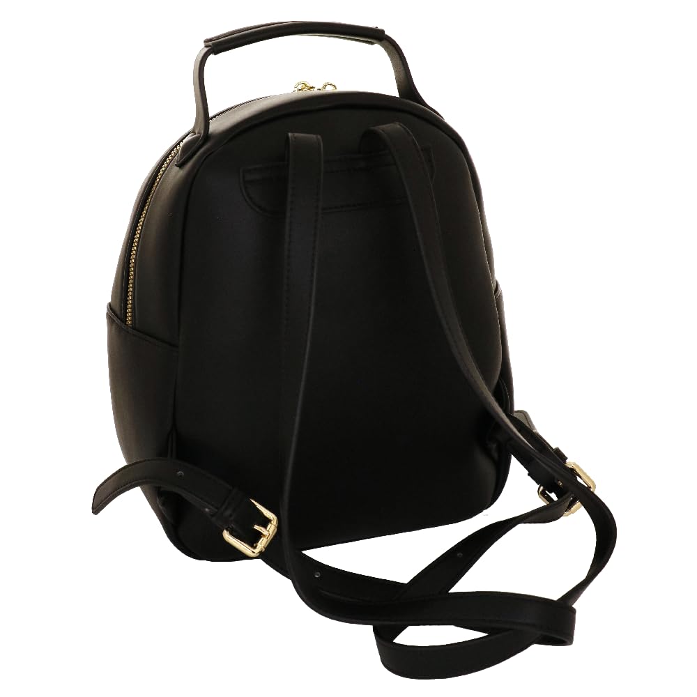 Camomilla Mochila Mujer, Piel Sintética, Colección Love Bag, Color Negro
