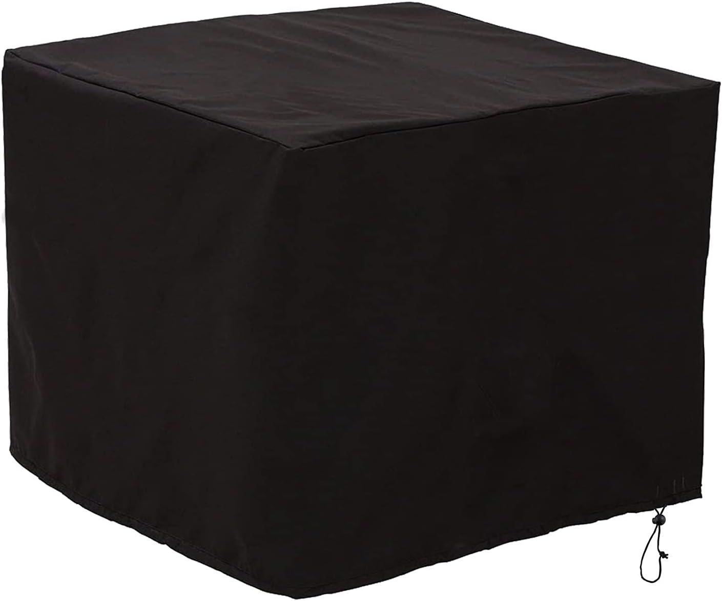 Fire Pit/Table Cover 34" L x 34" D x 30" H,Outdoor Square Black Air Conditioner Cover,or for Barbecue Grills Cover,Durable and Water Resistant