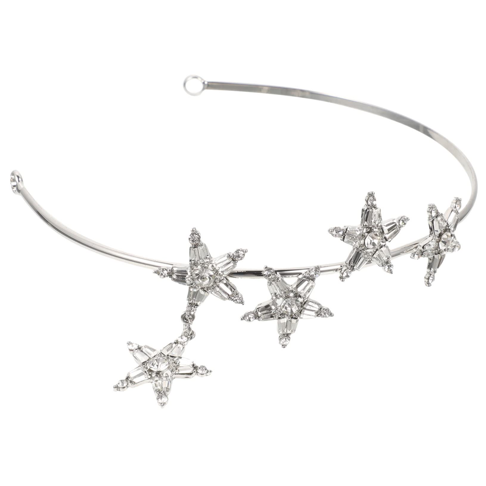 FRCOLOR 3stücke Rhinestone Star Haarband Für Bräute Glänzendes Haarschmuck-accessoire Für Hochzeiten Feiern Und Besondere Anlässe Stirnband Für Damen Und Mädchen