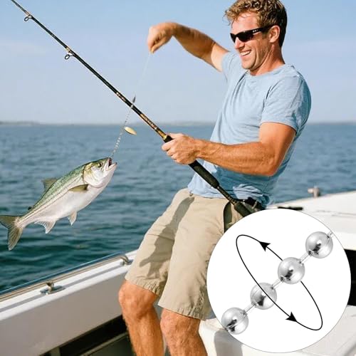 Cadena de pesca de acero inoxidable con eslabones de alta dureza 3