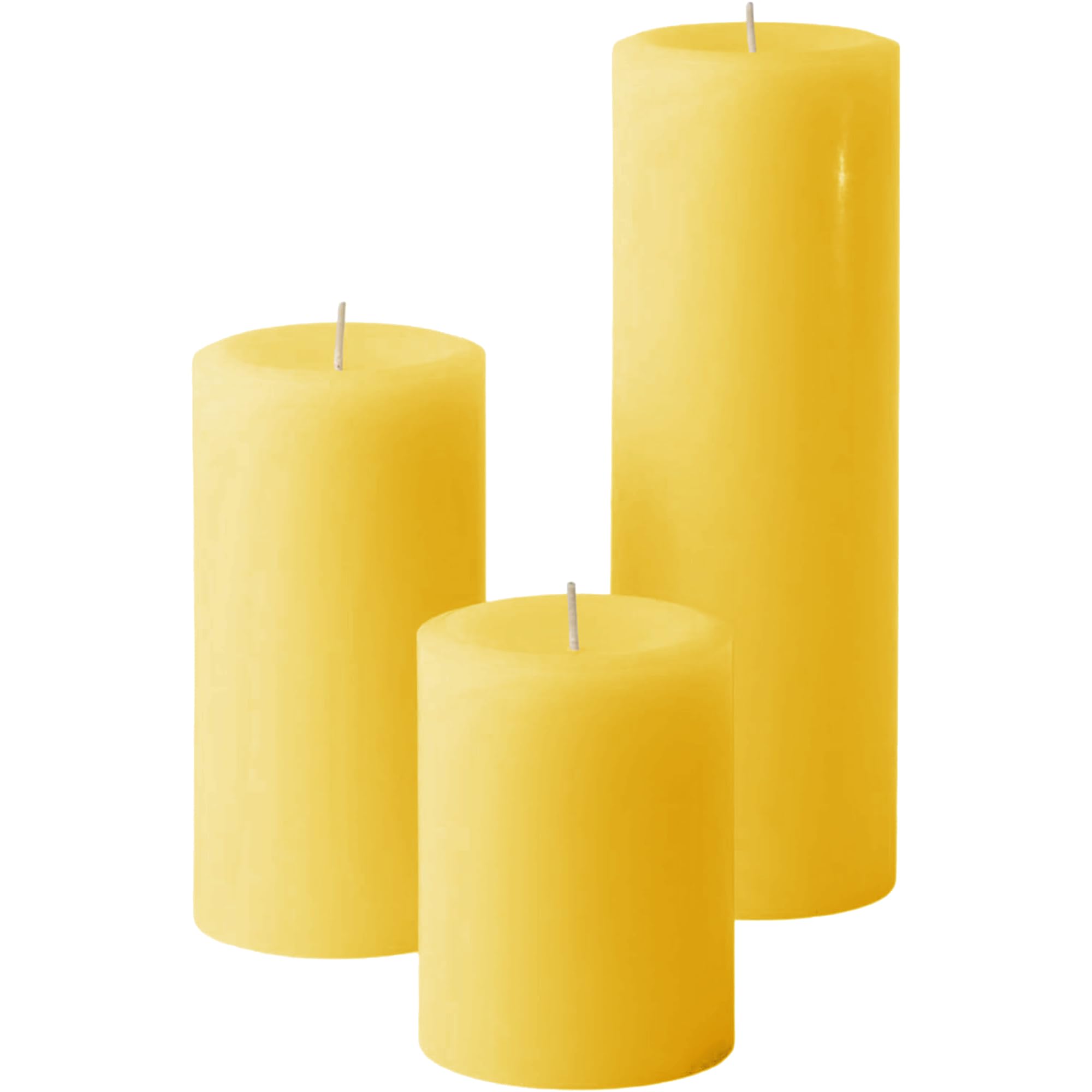 Mister Candle 7,6 x 10,2 cm a Colonna Colore Solido Unscented Set di