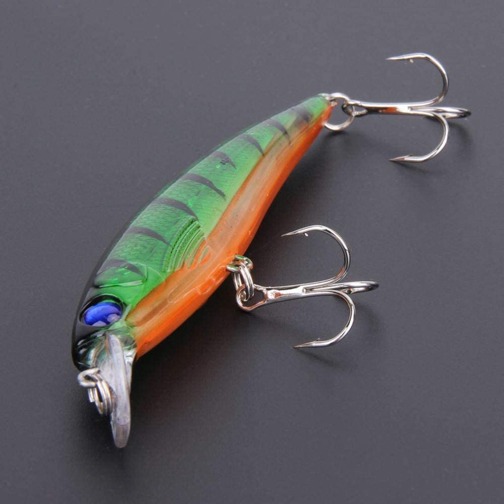 Hetkrishi Minnow Lure Green Strip 11cm 13gm Diving 1.5m. 1