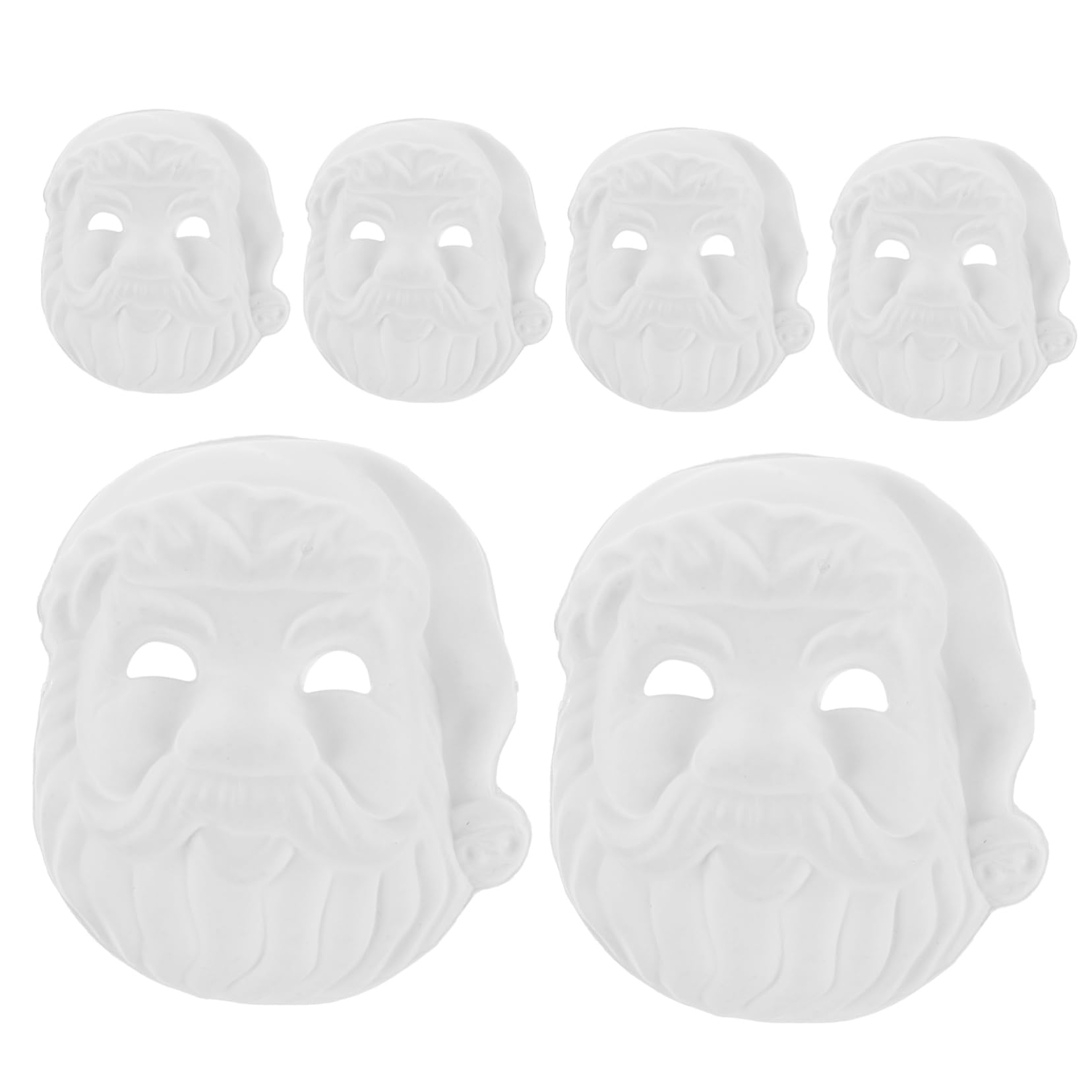 ibasenice 30pezzi Maschere Vuote Santa Claus Per Maschere Per e Cosplay Accessori Per e