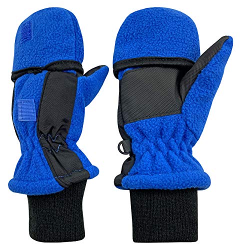 Image of N'Ice Caps Kids Fingerless Glove Mitten Converter Warm Thinsulate Lined
