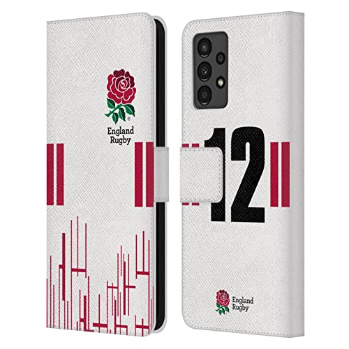 Coque Samsung A13 England Rugby Position 12 Étui Portefeuille Match
