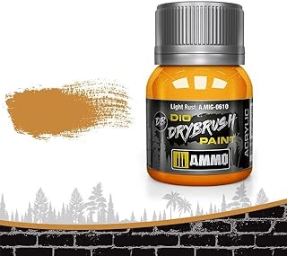 Ammo of Mig Jimenez Ammo Mig Dio Drybrush Acrylic Paint 40ml - Light Rust - Model Building Paints and Tools # AMIG0610