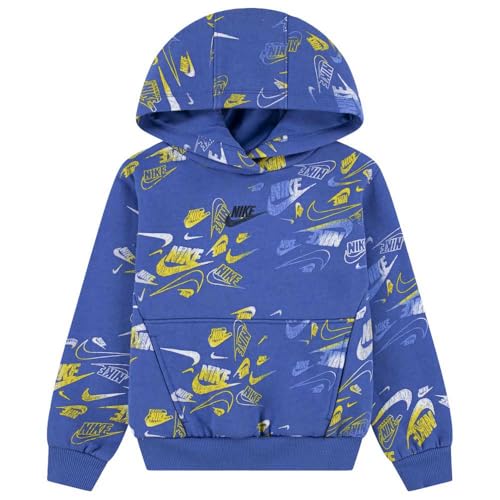 Nike Baby - Jungen Nkb B NSW AOP Reveal Po T-Shirt, Blau (Comet Blue), 4 Jahre EU