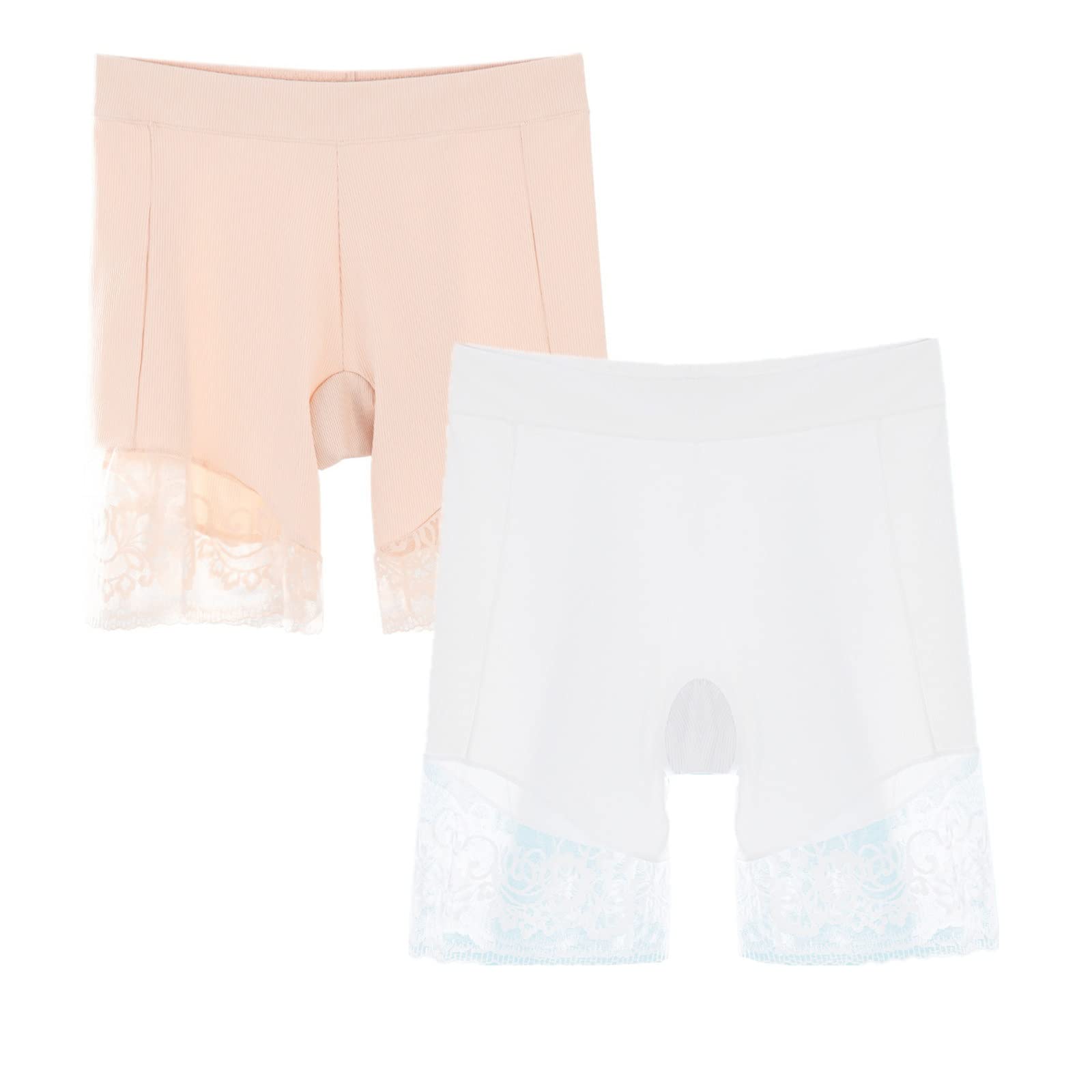 Amazon.com: Women Lace Thin Summer Safety Shorts Hip-Lifting Ice