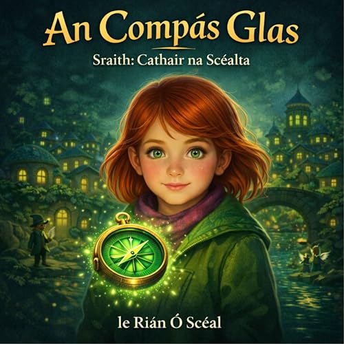 An Compás Glas: Eachtra faoin misneach agus cairdeas (Irish Edition)