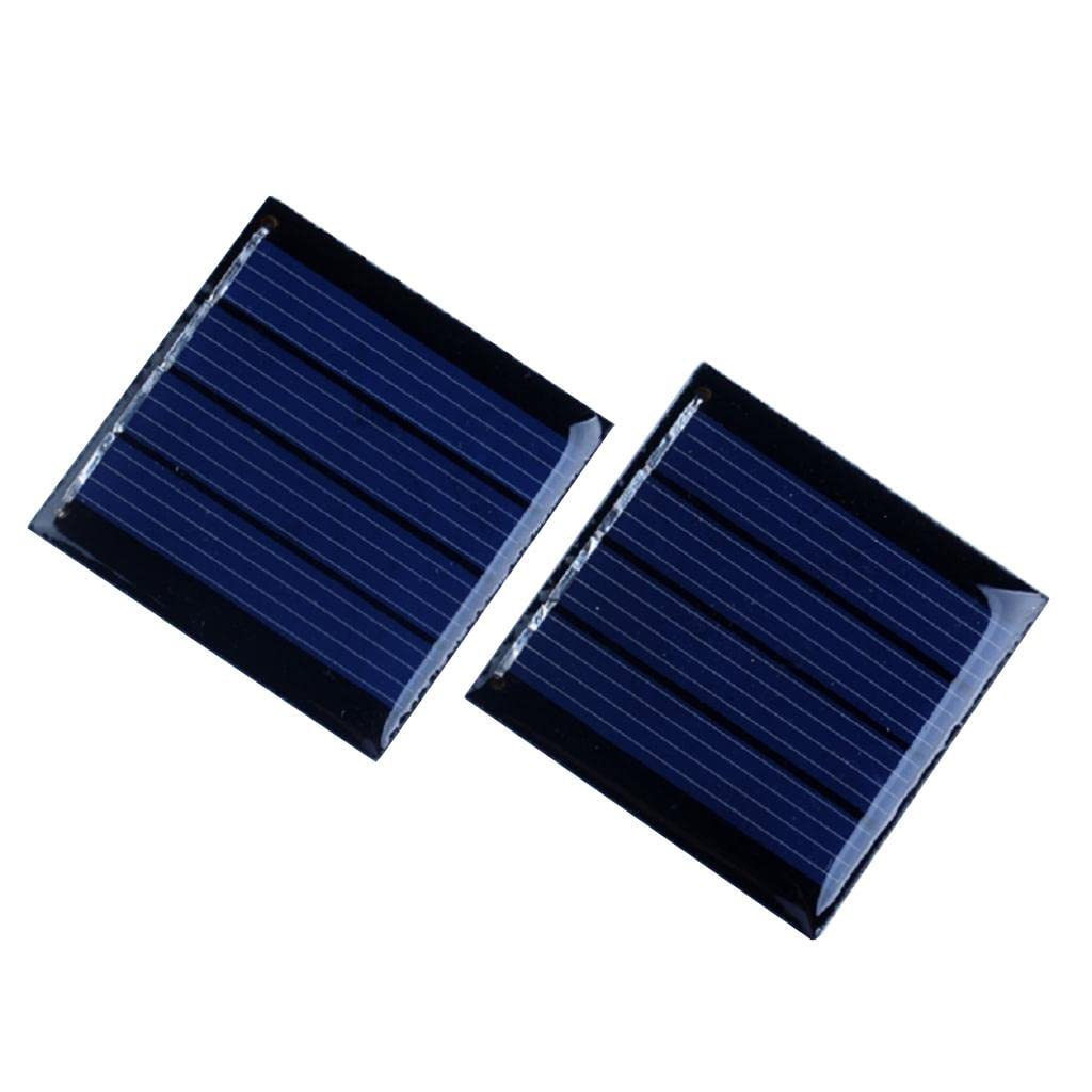 UJEAVETTE® 2Pieces 5.5V/2V 60Ma Polycrystalline Solar Panel for DIY Model Airplane 2V|Rc Car Remote Drone Control Toy |Motor Gear Kit|Receiver Part |Transmitter Controller |Truck Accessory-image-23