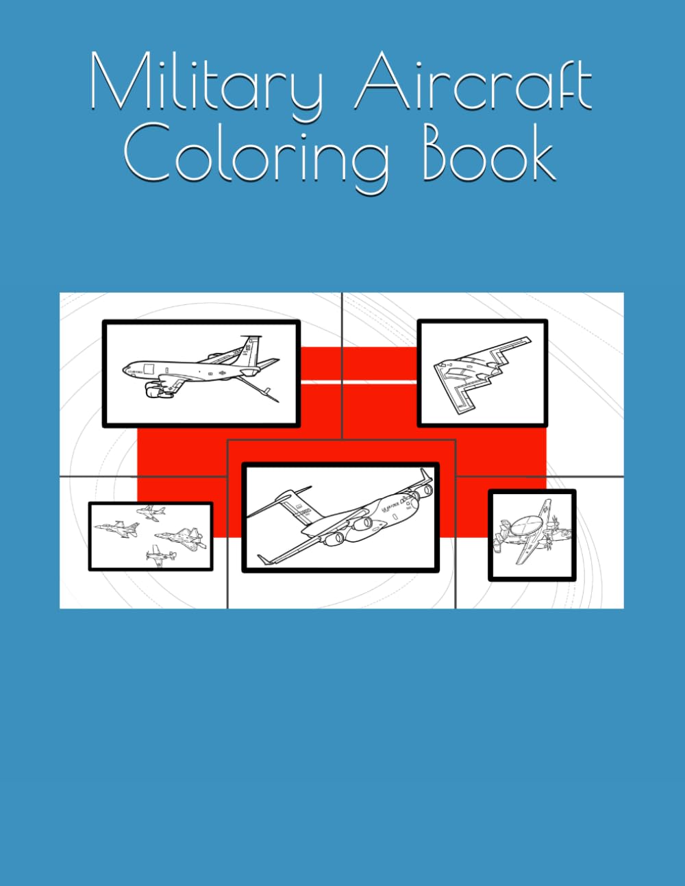 Military Aircraft Coloring Book