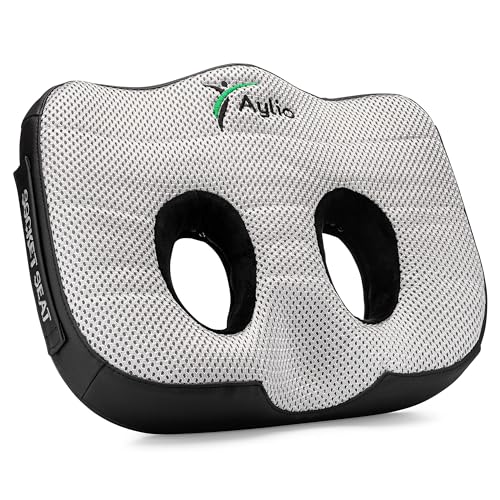 Aylio Socket Seat Cushion for Sit Bone and Back Pressure Relief, Butt, Tailbone, Hip, Hamstring,...