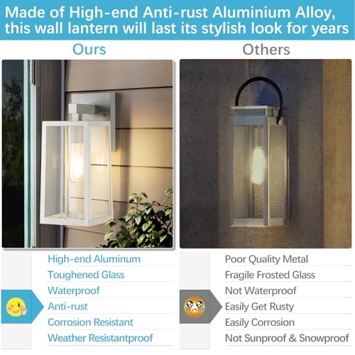 Image of MAXvolador Outdoor Wall Light Fixture, Exterior Waterproof Wall Lantern