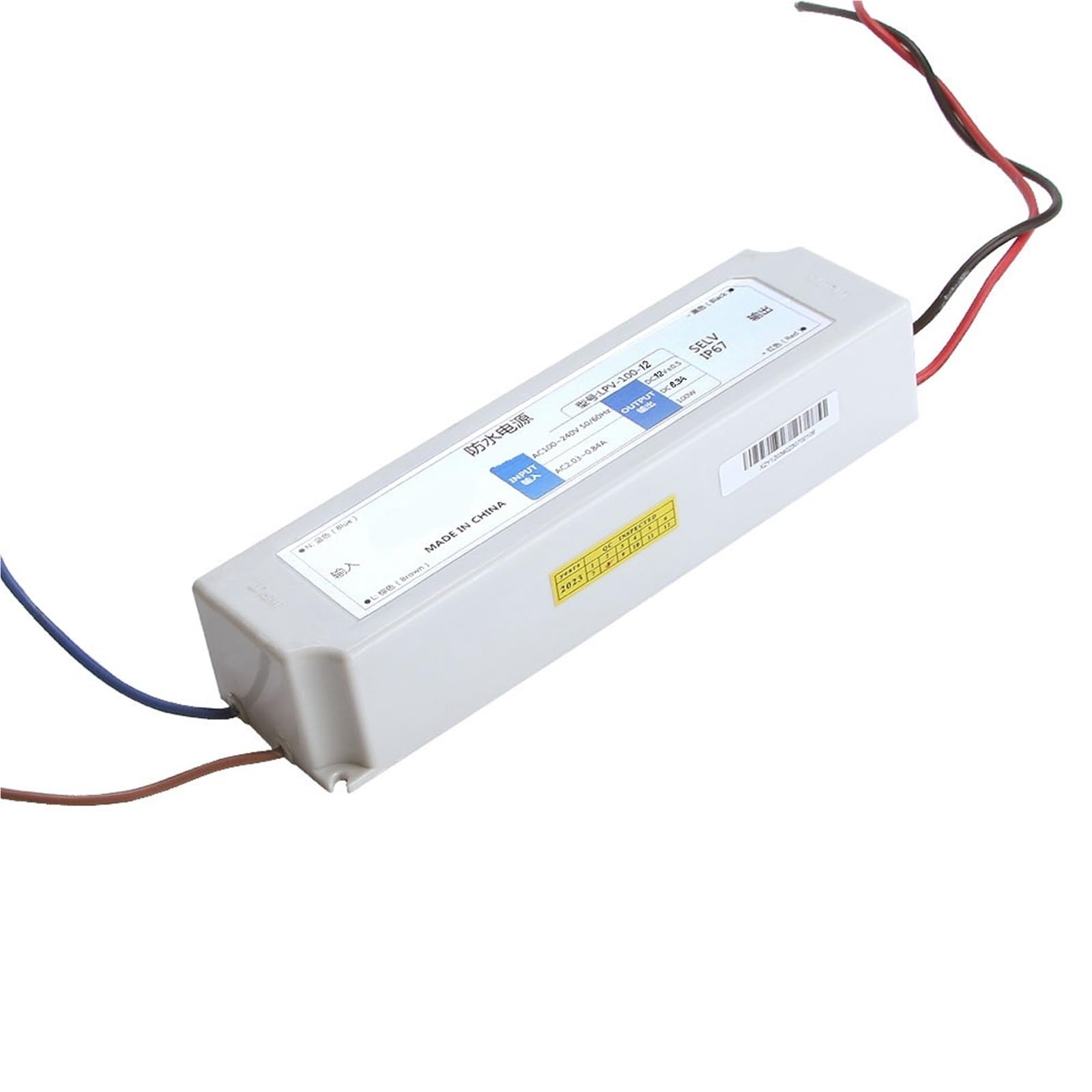 LPV-100-12 100W 12V 8.3A IP67 Plastic Shell Switching Power Supply 1Pcs