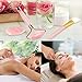 Jade Roller and Gua Sha Set, TURATA Rose Quartz Face Roller for Facial Body Eyes Neck Skin Massage Tool Original Natural Reduce Wrinkles Anti Aging Lymphatic Drainage Jade Massager (Rose Quartz)