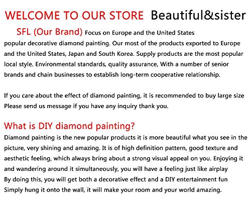 SLF 5D diamantschilderij DIY rond diamantschilderij tulpenvaas 32 x 32 cm kruissteek kit kristal borduurwerk-huisdecoratie handwerk - Afbeelding 7