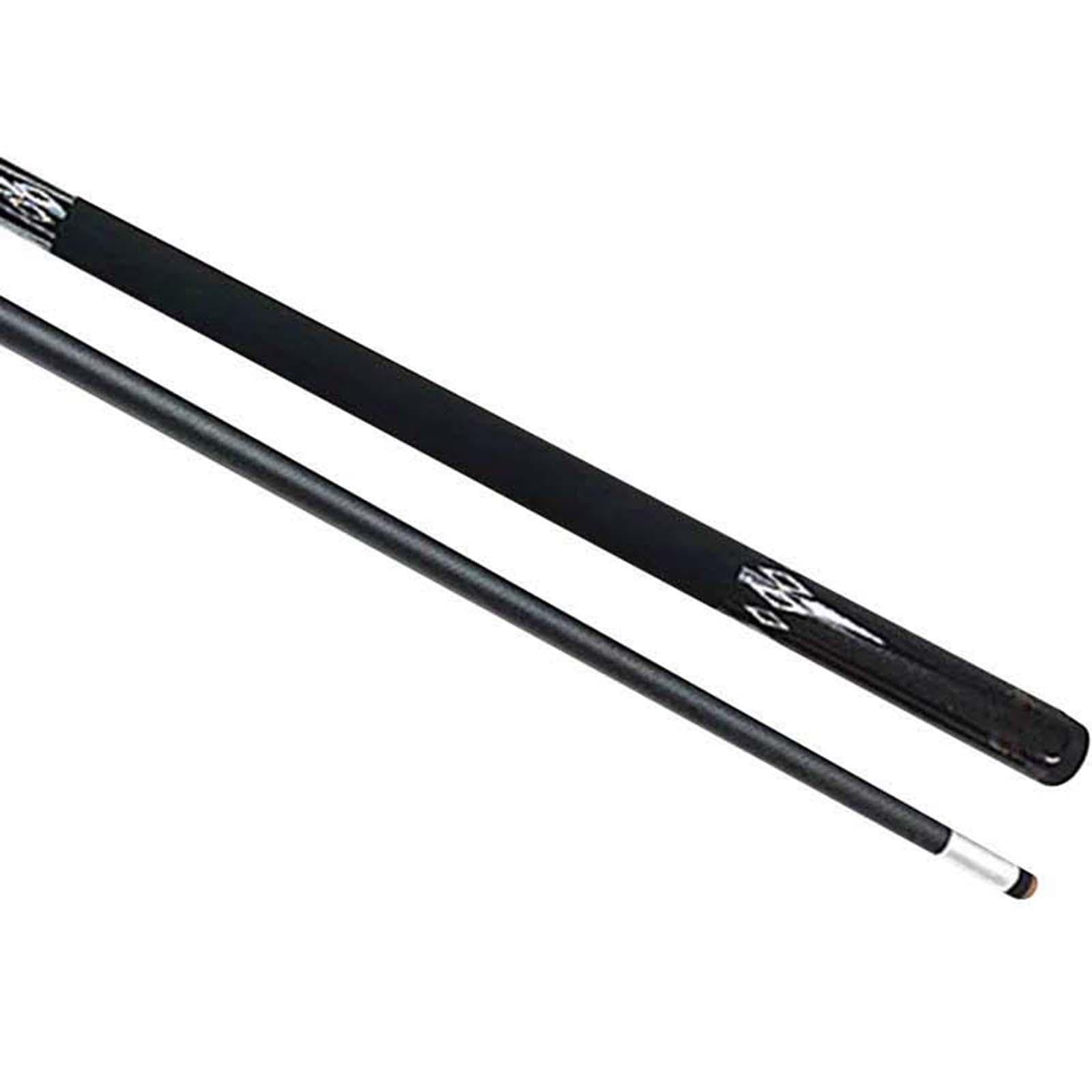 Queue De Billard 1/2 Fibre De Carbone - Longueur 147 Cm, Pointe 13 Mm - Pour Billard Américain (9 Balles)