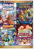 Scooby-Doo 4-Film Collection: Wrestlemania Mystery - Original Movie/ and the Curse of the 13th Ghost/ Moon Monster Madness/ Flintstones & WWE: Stone Age Smackdown [DVD, 4-Pack] Region 1, Over 4.5-Hrs