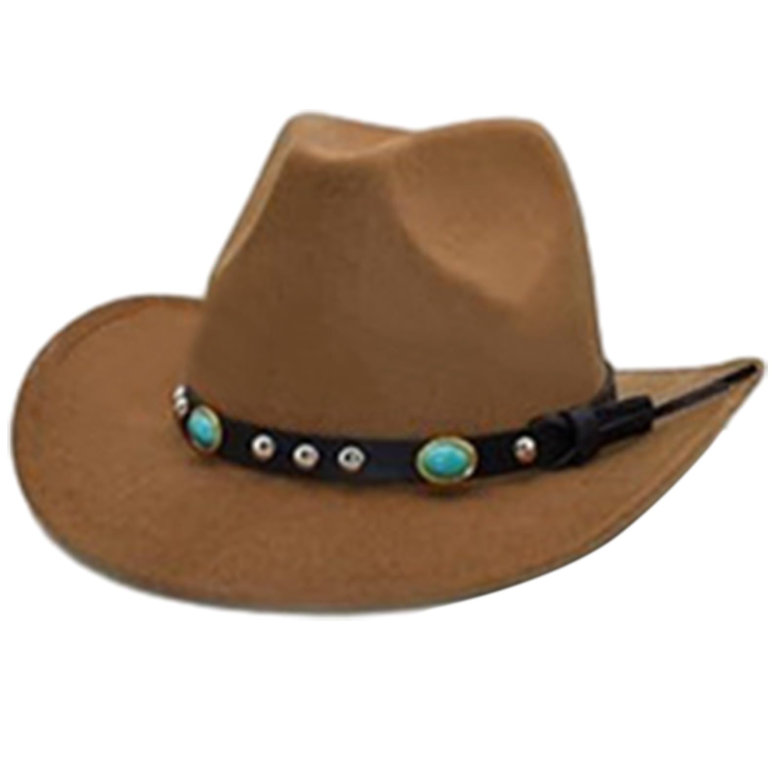 Cappello da cowboy occidentale da adulto, stile western country cowboy, elegante e versatile per ogni occasione