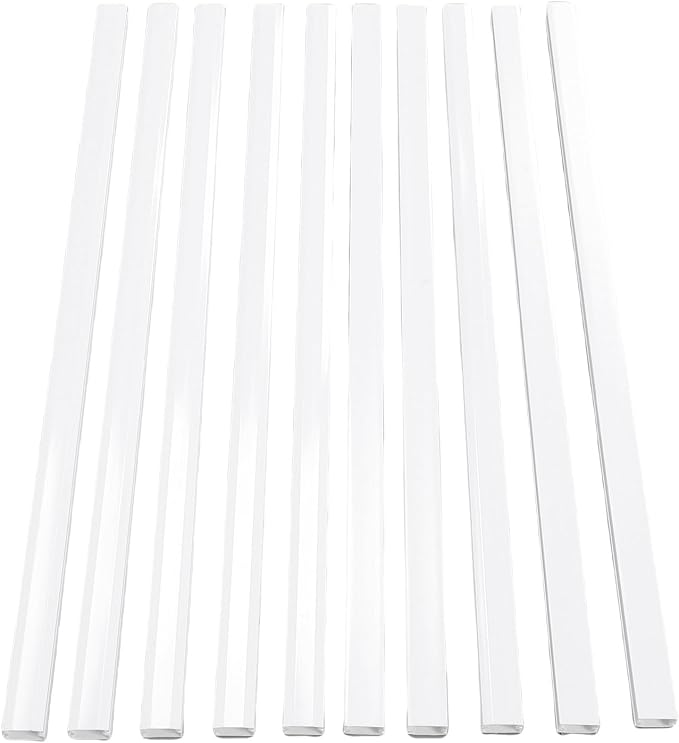 Kit de canaleta para cables con adhesivo fuerte sin perforación para 1-2 cables de red o 2-3 cables de cobre miniatura 2