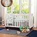 Babyletto Modo 3-in-1 Convertible Crib with Toddler Bed Conversion Kit in Espresso and White, Greenguard Gold Certified
