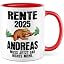 Personalisiert Renten-Tasse 2025 – Lustiger Spruch „Name Muss Jetzt Garnichts Mehr“
