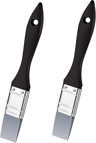 Miniatura 1 de 2 piezas de pincel de pintura de silicona, herramienta moldeadora de color, pincel acrílico flexible plano, herramientas de arte, pinceles de