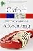 A Dictionary of Accounting (Oxford Paperback Reference)