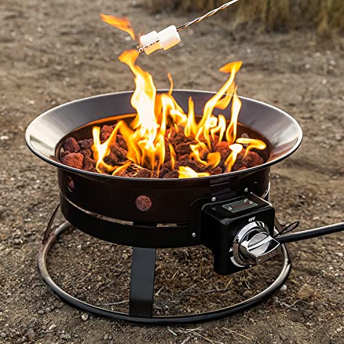 Mazatzal-20-Upgrade-Portable-Propane-Fire-Pit-52000-BTU-Outdoor-Smokeless-Gas-Firepit-Mini-Electric-Fire-Pits-for-Outside-Camping-Campfire-RV-Backyard-Deck-Patio-with-Lid-Strap-Lava-Rock-Stone