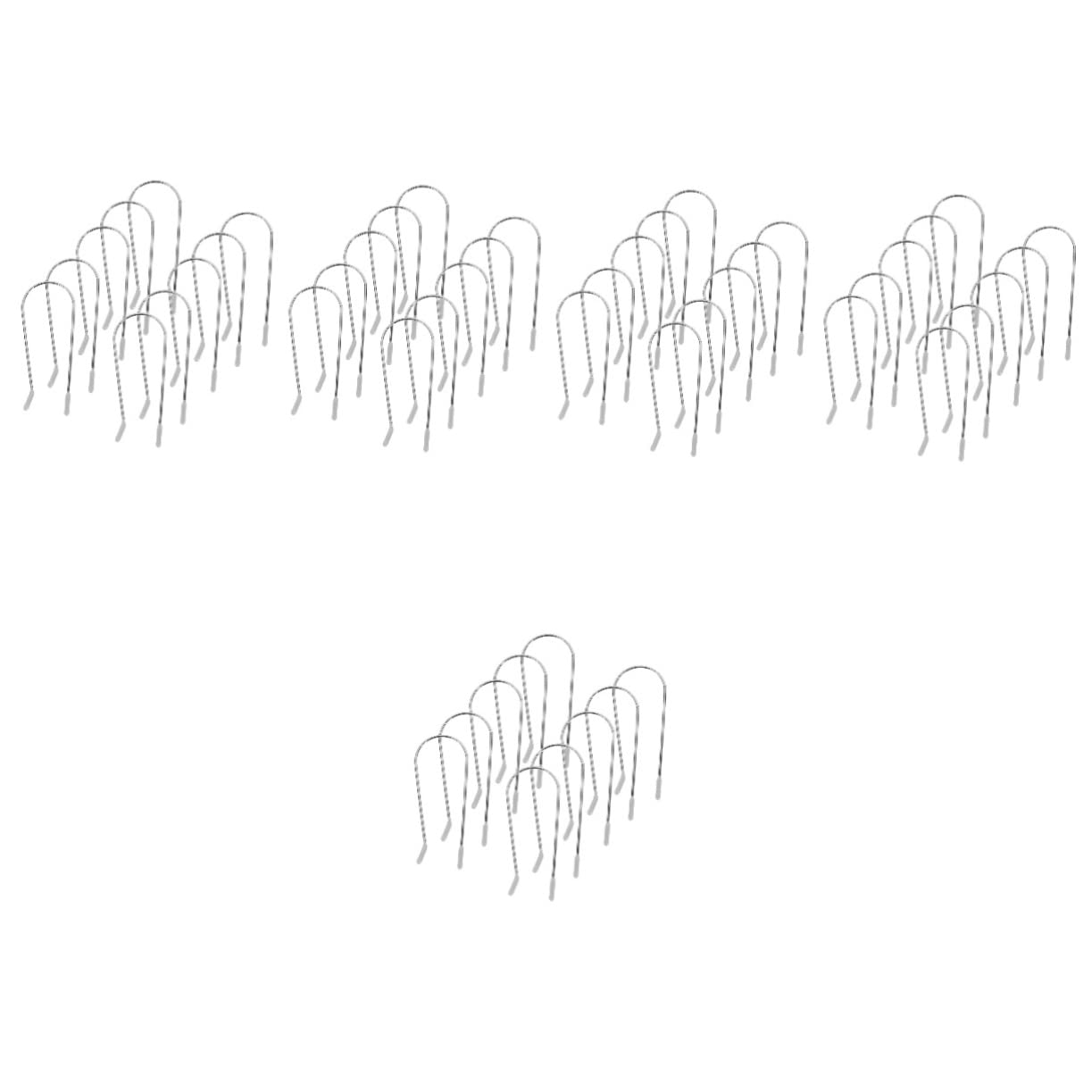 FOMIYES 100piezas Clips De Rizador Térmico De Inoxidable Fijación De Rodillos Calientes Accesorios Compactos y Reutilizables Para Estilizar El Cabello Color Aleatorio